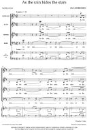 As the rain hides the stars for SATB unaccompanied additional images 1 2