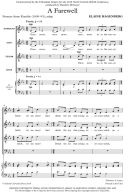 A Farewell For SATB (with Divisions) Unaccompanied additional images 1 2