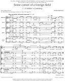 Some corner of a foreign field for SATB unaccompanied additional images 1 2