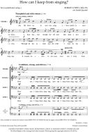 How Can I Keep From Singing? For TTBB Unaccompanied (OUP) additional images 1 2