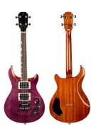 Flight Vanguard Transparent Purple Electric Tenor Ukulele additional images 1 2