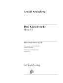 Three Piano Pieces Op.11 Piano Solo (Henle) additional images 1 2
