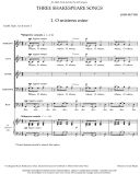 Three Shakespeare Songs SATBarB Unaccompanied (OUP) additional images 1 2