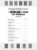 Studio Ghibli Songs For Violin & Piano: Easy To Intermediate  (Yamaha) additional images 1 2