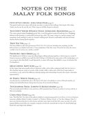 Malay Folk Songs Collection Solo Piano additional images 1 3