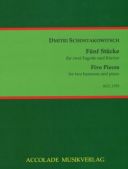 Five Pieces For Two Cellos Or Bassoons & Piano additional images 1 1