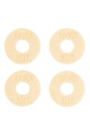Ernie Ball Strap Block 4 Pack Cream additional images 1 3
