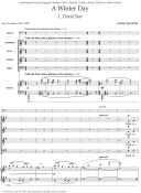 A Winter Day: Vocal SATB With Cello And Piano Accompaniment additional images 1 2