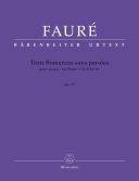 Trois Romances Sans Paroles For Piano Op.17/52  (Barenreiter) additional images 1 1