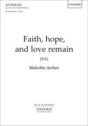 Faith, hope, and love remain for SA and organ or piano additional images 1 1