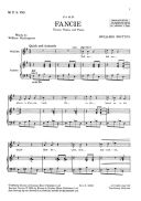 Britten: Fancie: Vocal: Unison(B&H) additional images 1 2