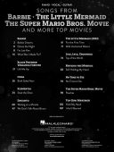 Songs From Barbie, The Little Mermaid: Piano Vocal & Guitar additional images 1 2