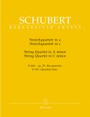 String Quartet A Minor Op.29 (D804) & C Minor (D703) (Barenreiter) additional images 1 1