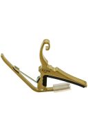 Kyser Quick Change Capo For 6 String Acoustic Guitars - Gold additional images 1 1