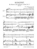Concerto In G Major K453: No.17: 2 Pianos  (Peters) additional images 1 2