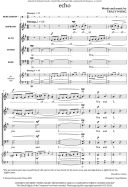 echo for SATB and percussion additional images 1 2