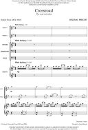Crossroad for TTBB and piano, with optional cello duet additional images 1 2
