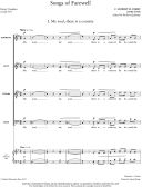 Songs Of Farewell: Vocal Score (Quinney) (OUP) additional images 1 2