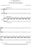 We are the music makers for SATB and piano additional images 1 2