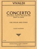 Concerto D Minor OP.9/8 Rv238 Violin & Piano (International) additional images 1 1