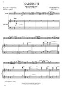 Kaddisch From Two Hebrew Songs: Cello & Piano (IMC) additional images 1 2