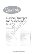 Vamoosh Clarinet, Trumpet And Saxophone Book 2 Piano Accompaniment additional images 1 2