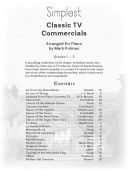 Simplest Classic TV Commercials: Solo Piano additional images 1 2
