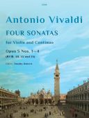 Four Sonatas, Op. 5 For Violin & Piano (Clifton) additional images 1 1