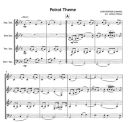 Agatha Christies Poirot Theme: Saxophone Quartet Score & Parts SATB (Brasswind) additional images 1 2