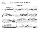 Three Sketches From Rackham For Flute And Piano (Brasswind) additional images 1 2
