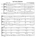My Funny Valentine:: Saxophone Quartet Score & Parts SATB additional images 1 2