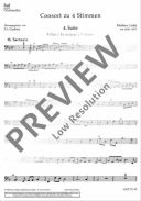 Locke, Matthew : Consort, zu 4 Stimmen - 4 recorders (SATB) or strings - Schott Digital additional images 1 2