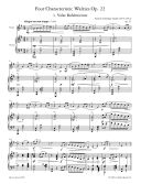 Four Characteristic Waltzes Op. 22 Violin & Piano (Peters) additional images 1 3