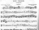 Six Trios Volume 1 - 3 Flutes (International) additional images 1 3