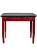 Montford Storage Piano Stool - Gloss Mahogany Finish additional images 2 1