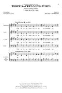 Three Sacred Miniatures: Vocal SATB additional images 1 1