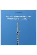 DAddario Helicore Orchestral Bass String Set, 3/4 Scale, Medium Tension additional images 2 3