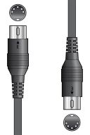 Citronic Midi Cable - Black - 0.75m additional images 1 1