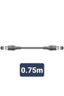 Citronic Midi Cable - Black - 0.75m additional images 1 2