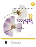 12 Recorder Duets 2 Recorders (SSAA) With Online Audio (Universal) additional images 1 1