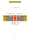 Three Pieces Op.22: Alto Saxophone & Piano (Emerson) additional images 1 1