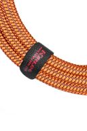 Kirlin Guitar Lead 3m/10f Fabric Orange Straight Jacks additional images 1 2