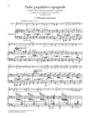 Suite Populaire Espagnole After Falla Violin & Piano (Henle Horizons) additional images 1 2