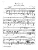 Variations On Trockne Blumen: Violin & Piano (Henle Horizons) additional images 1 2