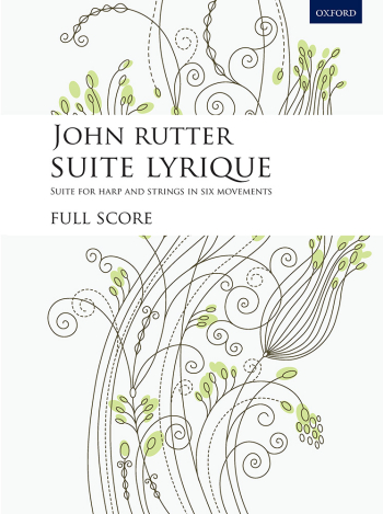 Rutter: Suite Lyrique: Harp And Strings: Full Score  (OUP DIGITAL)