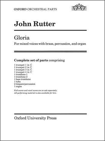 Rutter: Gloria The Latin text from the Ordinary of the Mass Set Of Parts (OUP DIGITAL)