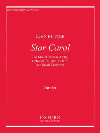 Rutter: Star Carol This accompaniment may be used with X233 (SATB) (OUP DIGITAL)