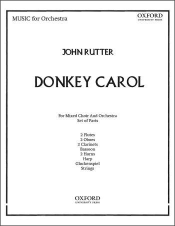 Rutter: Donkey Carol for SA and piano or orchestra or brass (OUP DIGITAL)