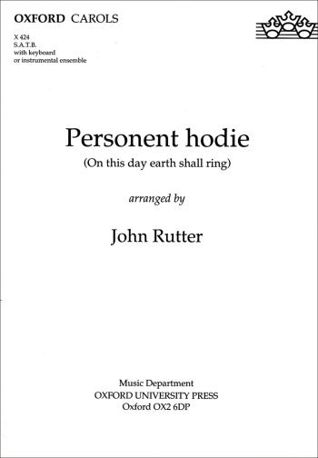 Rutter: Personent Hodie: SATB & Piano (OUP) Digital Edition