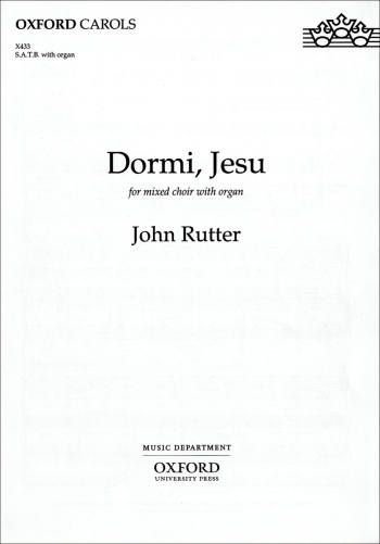 Rutter: Dormi Jesu:  Vocal SATB  (OUP) Digital Edition